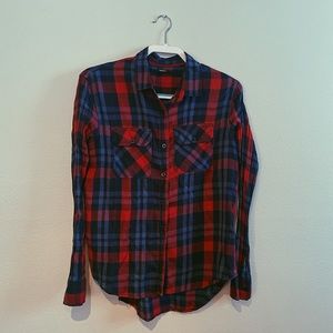 Plaid flannel shirt